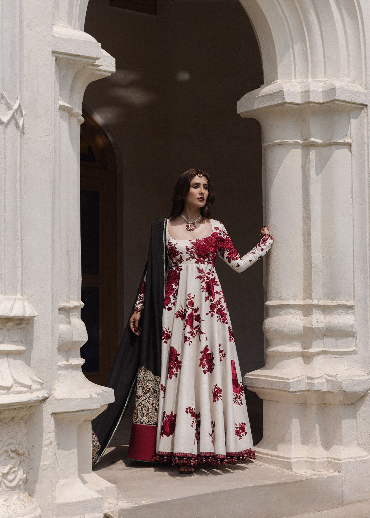 Hussain Rehar | the Doll House Festive Edit | Gulnar by Hussain Rehar - Designer Dress  - Type : Ladies Clothes - Available at Libayah - 100% Original 