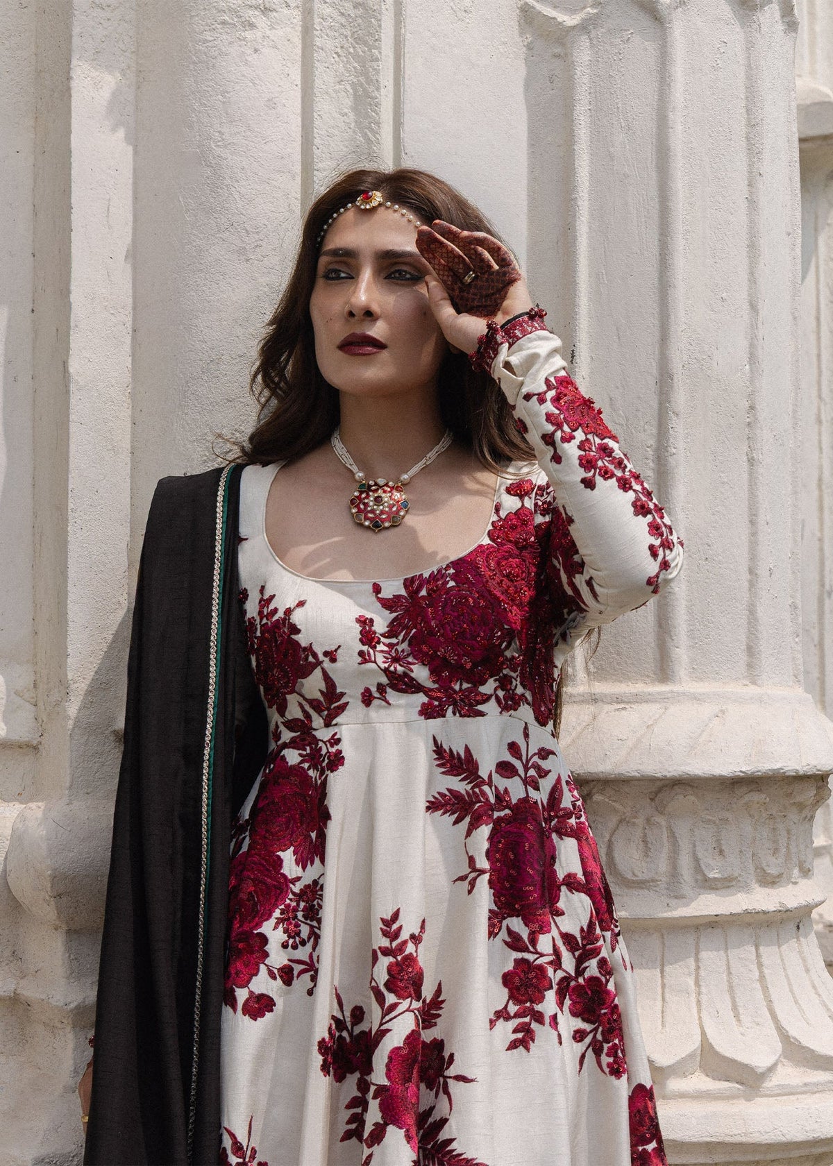 Hussain Rehar | the Doll House Festive Edit | Gulnar by Hussain Rehar - Designer Dress  - Type : Ladies Clothes - Available at Libayah - 100% Original 