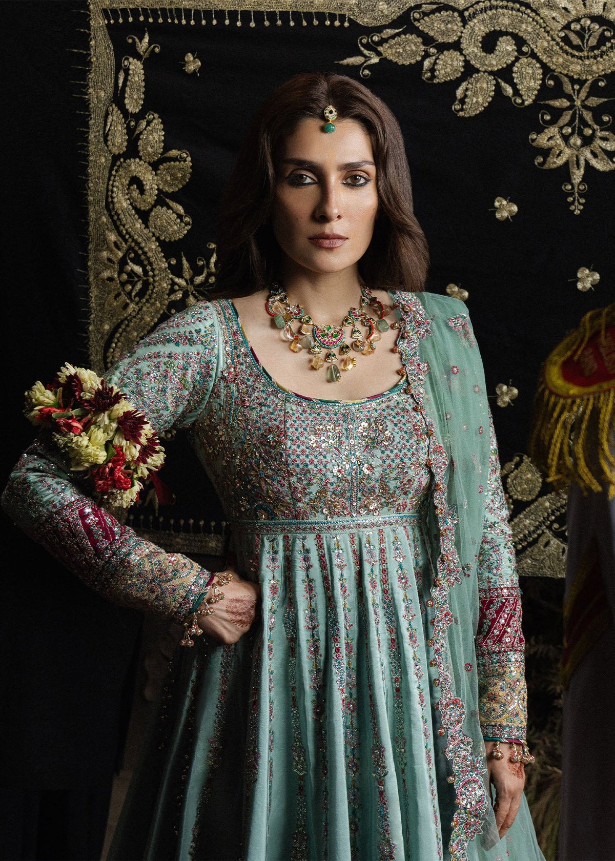 Hussain Rehar | the Doll House Festive Edit | Zeenat by Hussain Rehar - Designer Dress  - Type : Ladies Clothes - Available at Libayah - 100% Original 