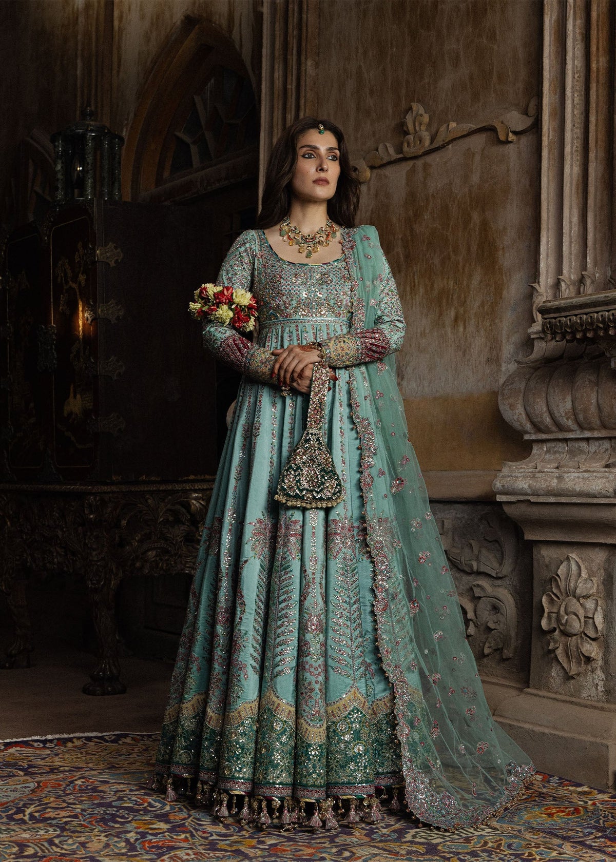Hussain Rehar | the Doll House Festive Edit | Zeenat by Hussain Rehar - Designer Dress  - Type : Ladies Clothes - Available at Libayah - 100% Original 