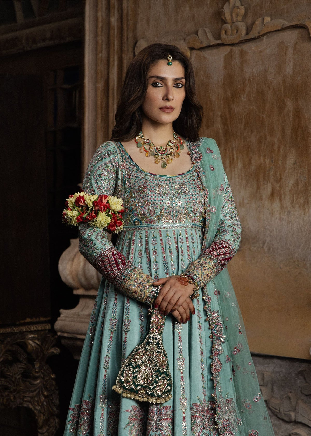 Hussain Rehar | the Doll House Festive Edit | Zeenat by Hussain Rehar - Designer Dress  - Type : Ladies Clothes - Available at Libayah - 100% Original 