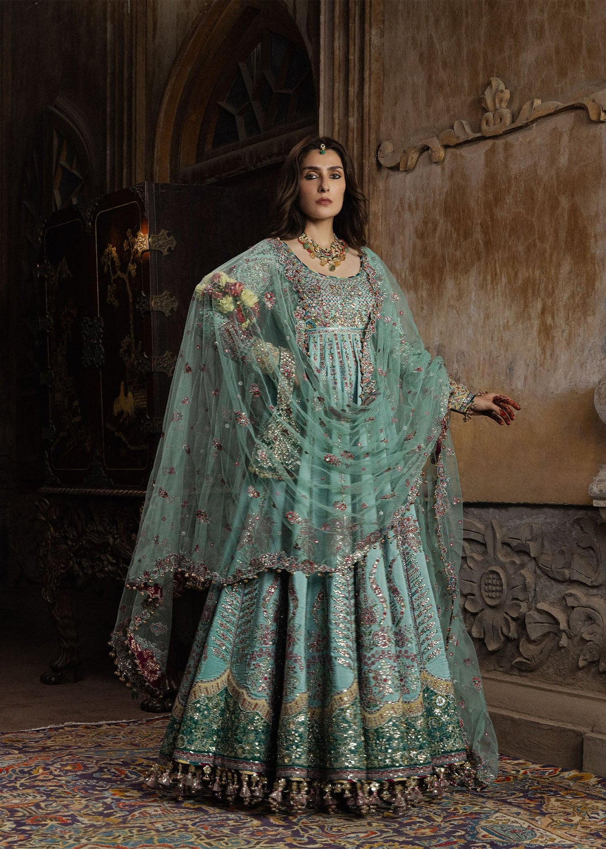 Hussain Rehar | the Doll House Festive Edit | Zeenat by Hussain Rehar - Designer Dress  - Type : Ladies Clothes - Available at Libayah - 100% Original 