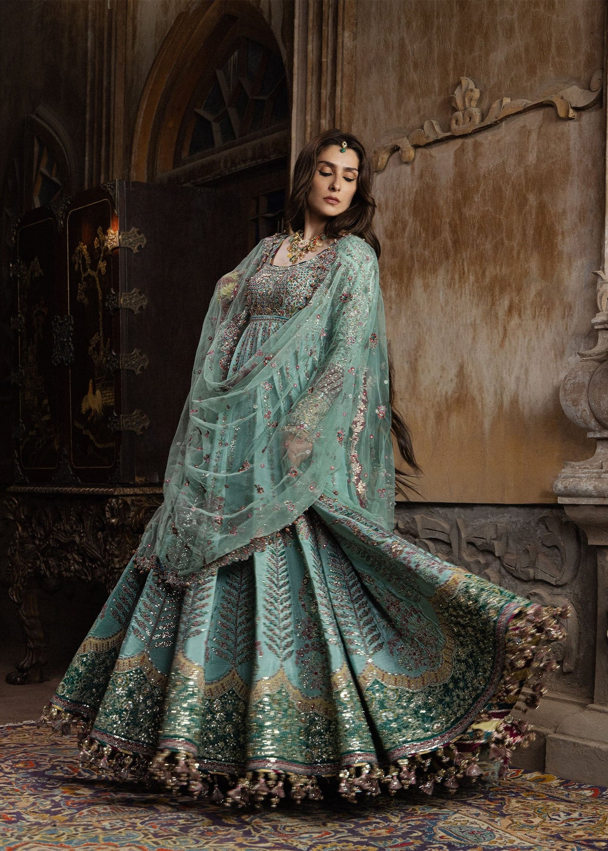 Hussain Rehar | the Doll House Festive Edit | Zeenat by Hussain Rehar - Designer Dress  - Type : Ladies Clothes - Available at Libayah - 100% Original 