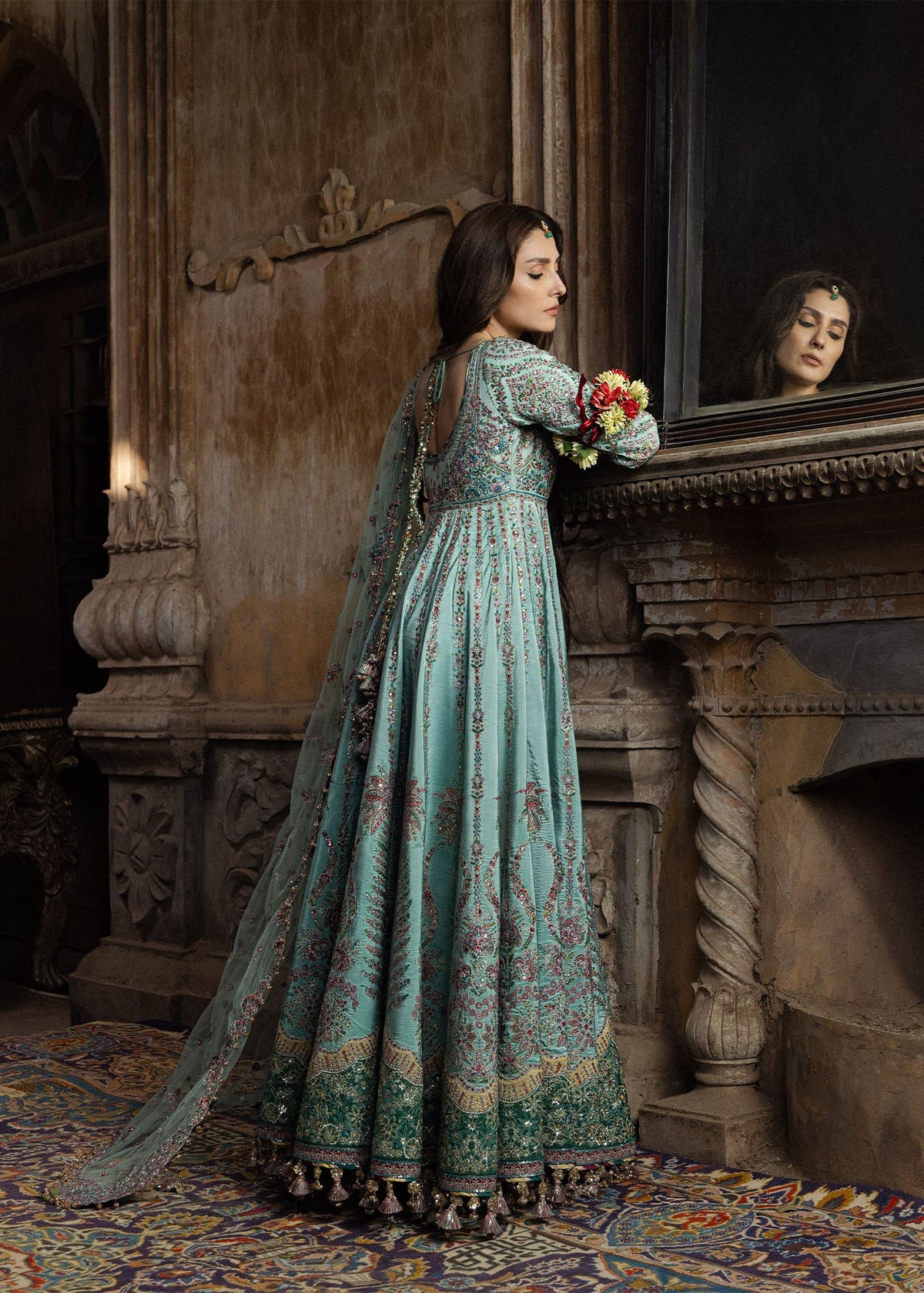 Hussain Rehar | the Doll House Festive Edit | Zeenat by Hussain Rehar - Designer Dress  - Type : Ladies Clothes - Available at Libayah - 100% Original 