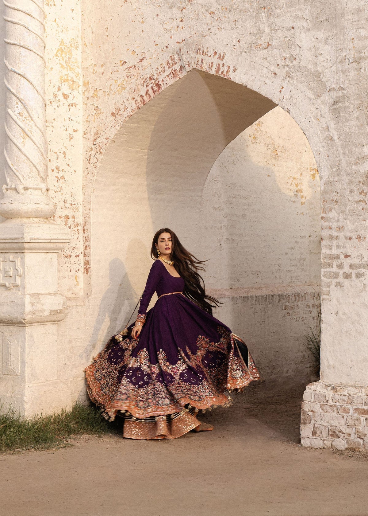 Hussain Rehar | the Doll House Festive Edit | Shabnam by Hussain Rehar - Designer Dress  - Type : Ladies Clothes - Available at Libayah - 100% Original 
