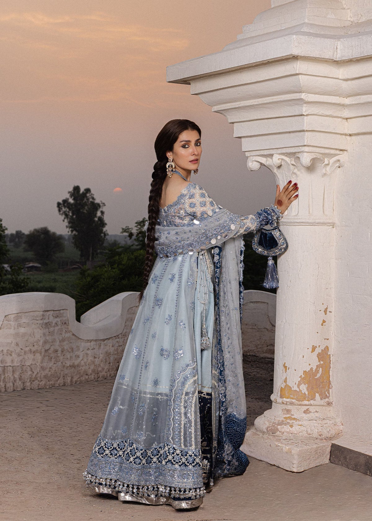 Hussain Rehar | the Doll House Festive Edit | Mehtab by Hussain Rehar - Designer Dress  - Type : Ladies Clothes - Available at Libayah - 100% Original 