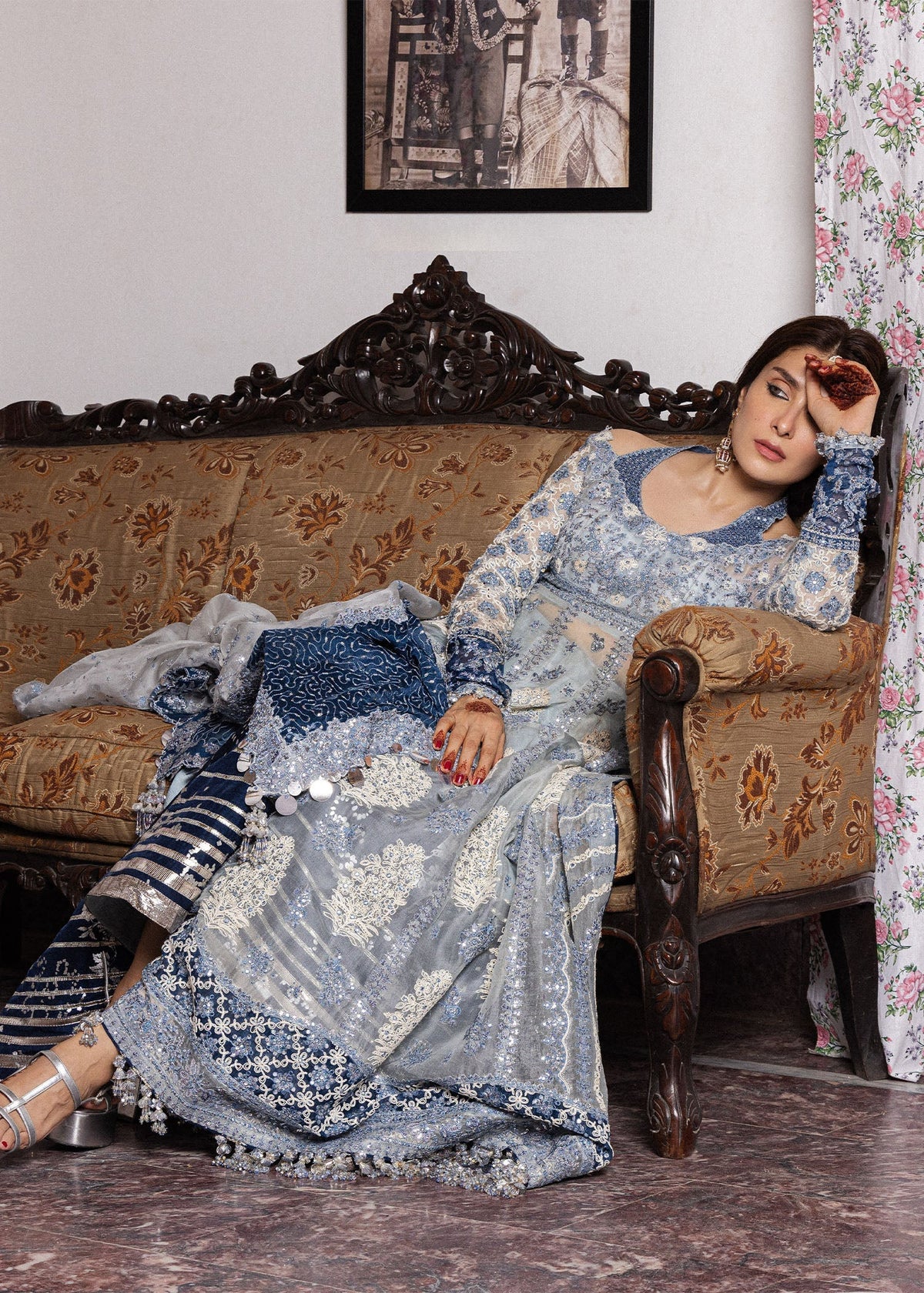 Hussain Rehar | the Doll House Festive Edit | Mehtab by Hussain Rehar - Designer Dress  - Type : Ladies Clothes - Available at Libayah - 100% Original 