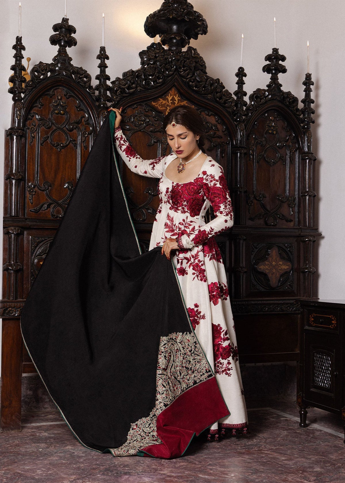 Hussain Rehar | the Doll House Festive Edit | Gulnar by Hussain Rehar - Designer Dress  - Type : Ladies Clothes - Available at Libayah - 100% Original 