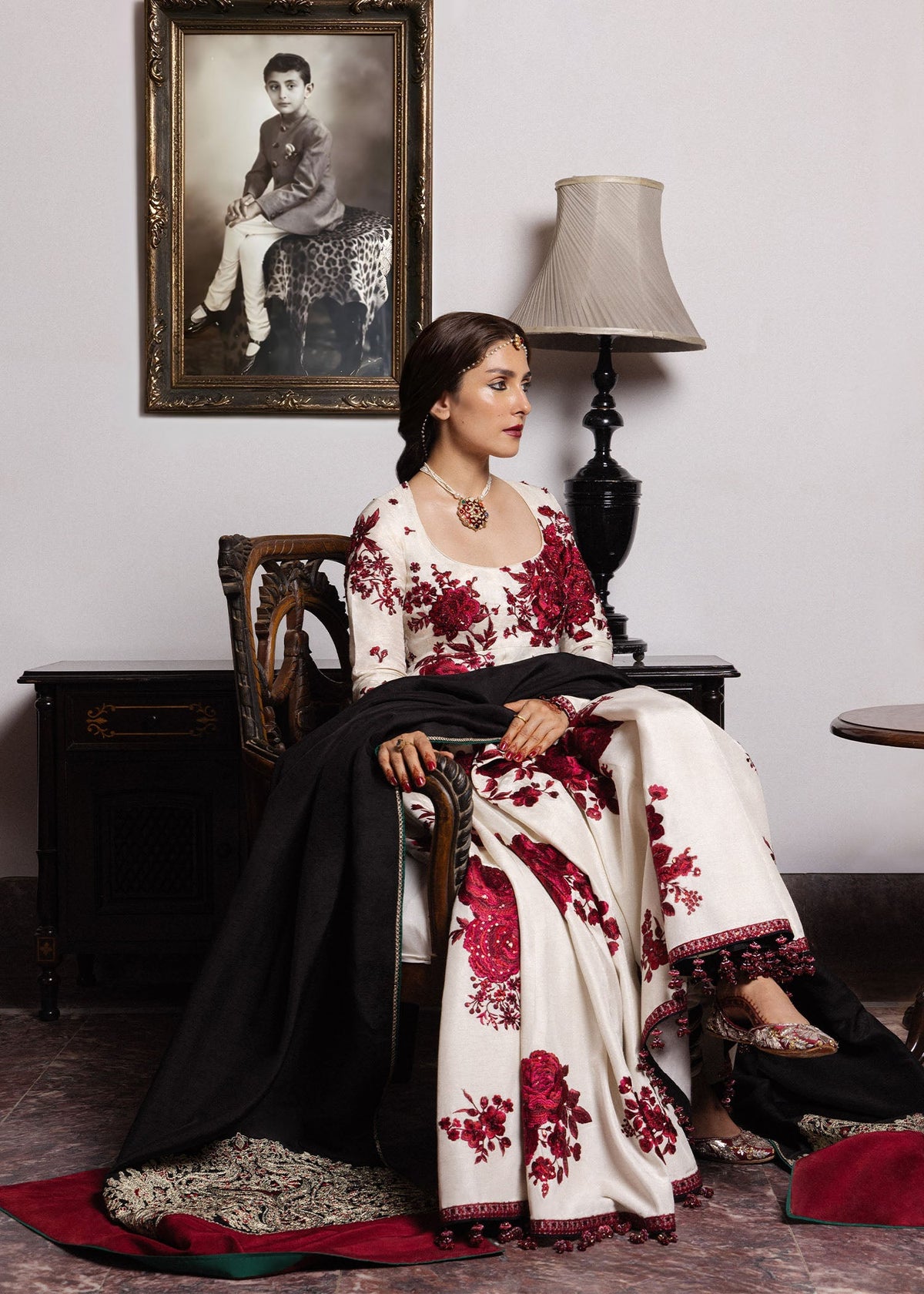 Hussain Rehar | the Doll House Festive Edit | Gulnar by Hussain Rehar - Designer Dress  - Type : Ladies Clothes - Available at Libayah - 100% Original 