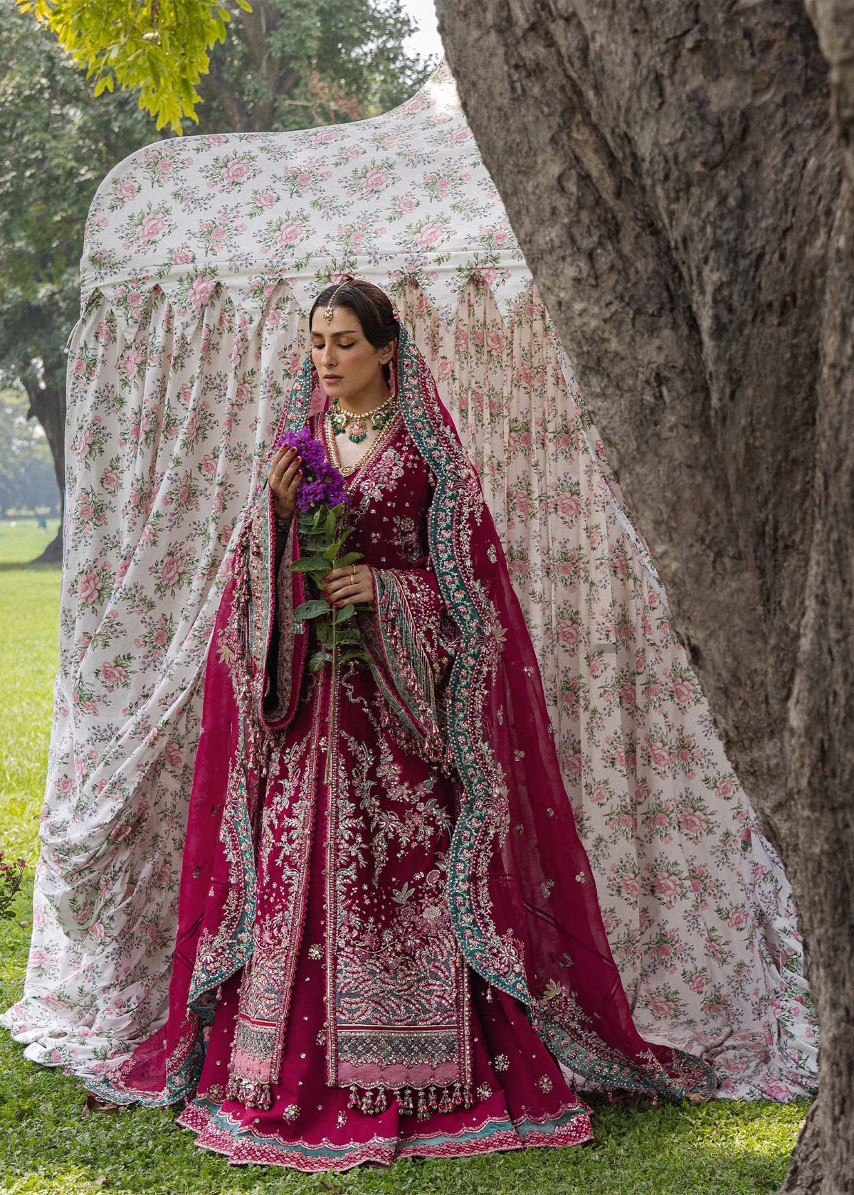 Hussain Rehar | the Doll House Festive Edit | Sher Bano by Hussain Rehar - Designer Dress  - Type : Ladies Clothes - Available at Libayah - 100% Original 