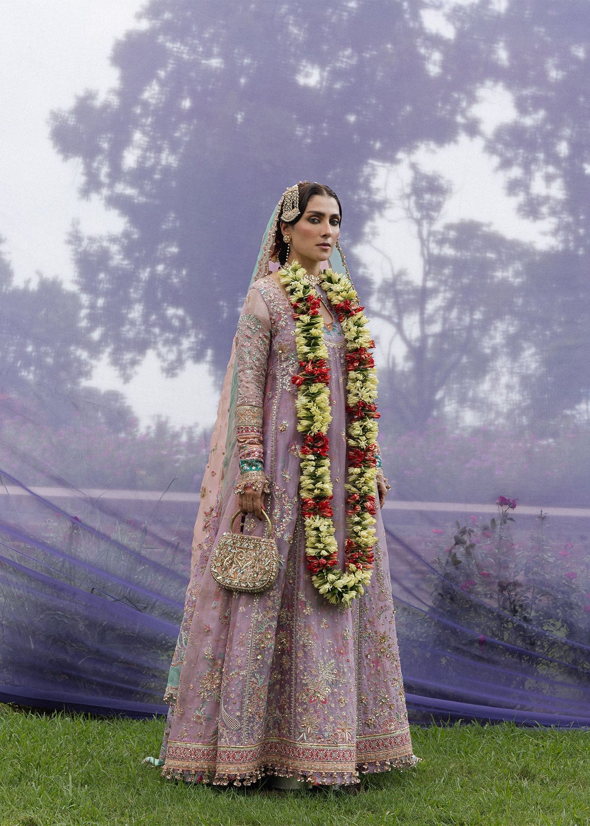 Hussain Rehar | the Doll House Festive Edit | Gulrang by Hussain Rehar - Designer Dress  - Type : Ladies Clothes - Available at Libayah - 100% Original 