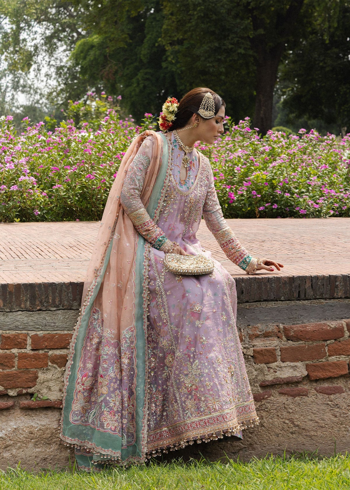 Hussain Rehar | the Doll House Festive Edit | Gulrang by Hussain Rehar - Designer Dress  - Type : Ladies Clothes - Available at Libayah - 100% Original 