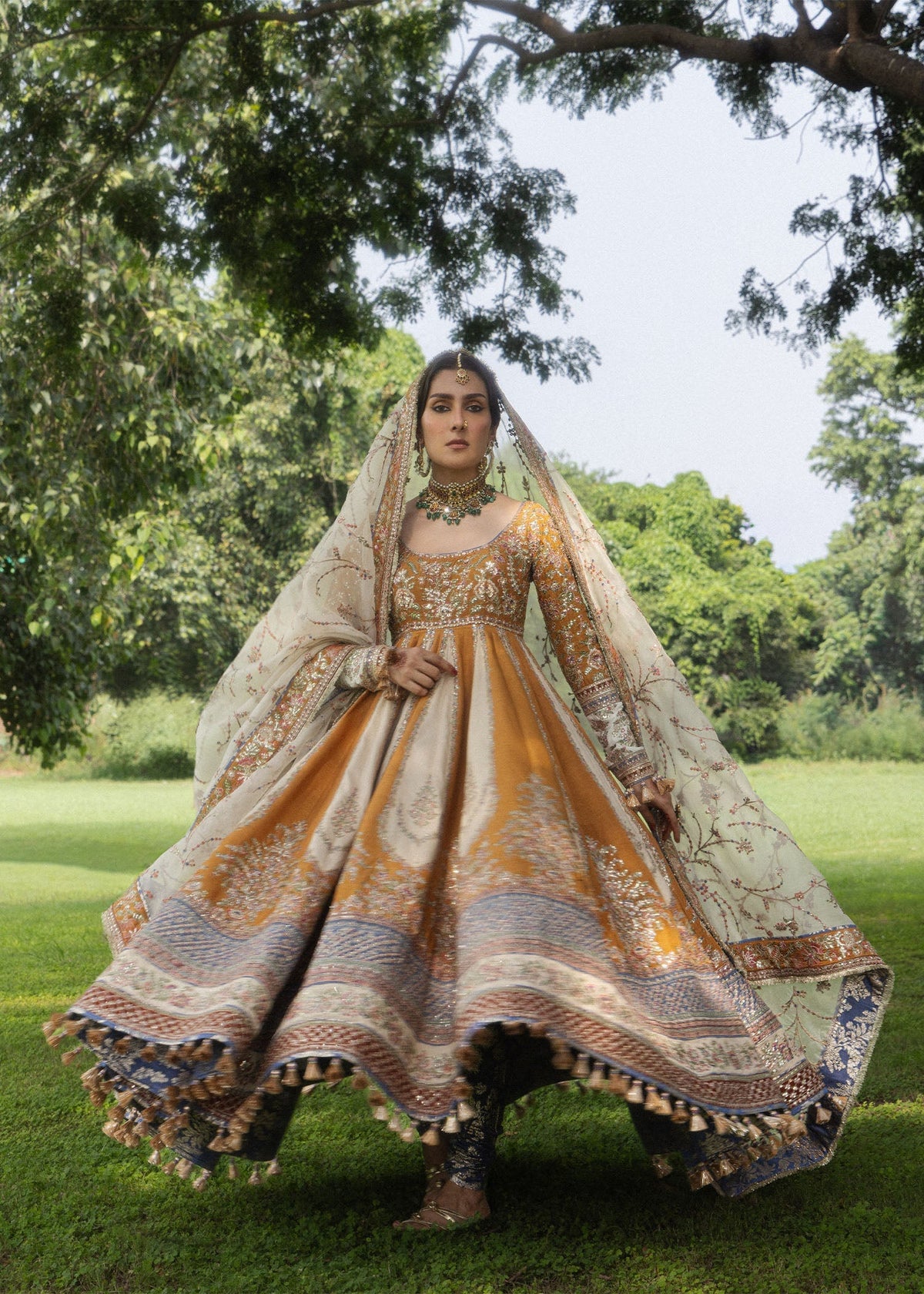 Hussain Rehar | the Doll House Festive Edit | Mehru by Hussain Rehar - Designer Dress  - Type : Ladies Clothes - Available at Libayah - 100% Original 