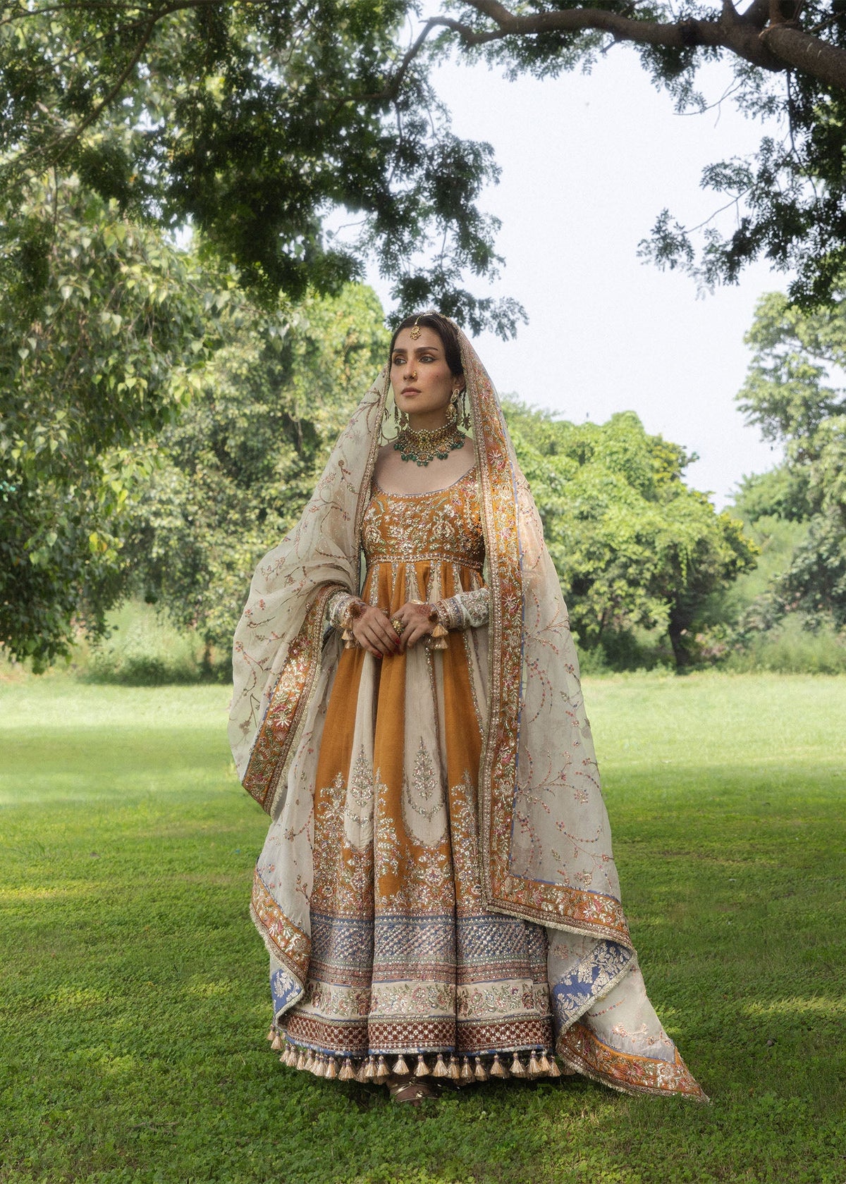 Hussain Rehar | the Doll House Festive Edit | Mehru by Hussain Rehar - Designer Dress  - Type : Ladies Clothes - Available at Libayah - 100% Original 