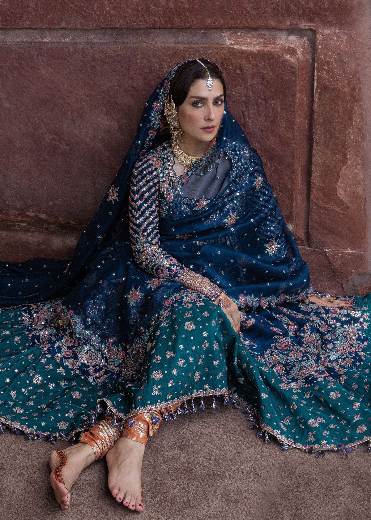 Hussain Rehar | the Doll House Festive Edit | Dill Afroz by Hussain Rehar - Designer Dress  - Type : Ladies Clothes - Available at Libayah - 100% Original 