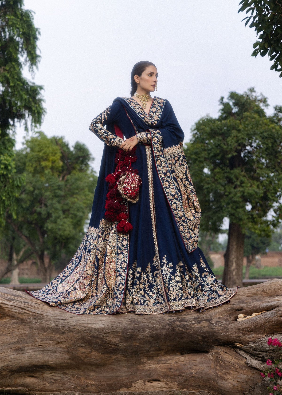 Hussain Rehar | the Doll House Festive Edit | Neelum by Hussain Rehar - Designer Dress  - Type : Ladies Clothes - Available at Libayah - 100% Original 