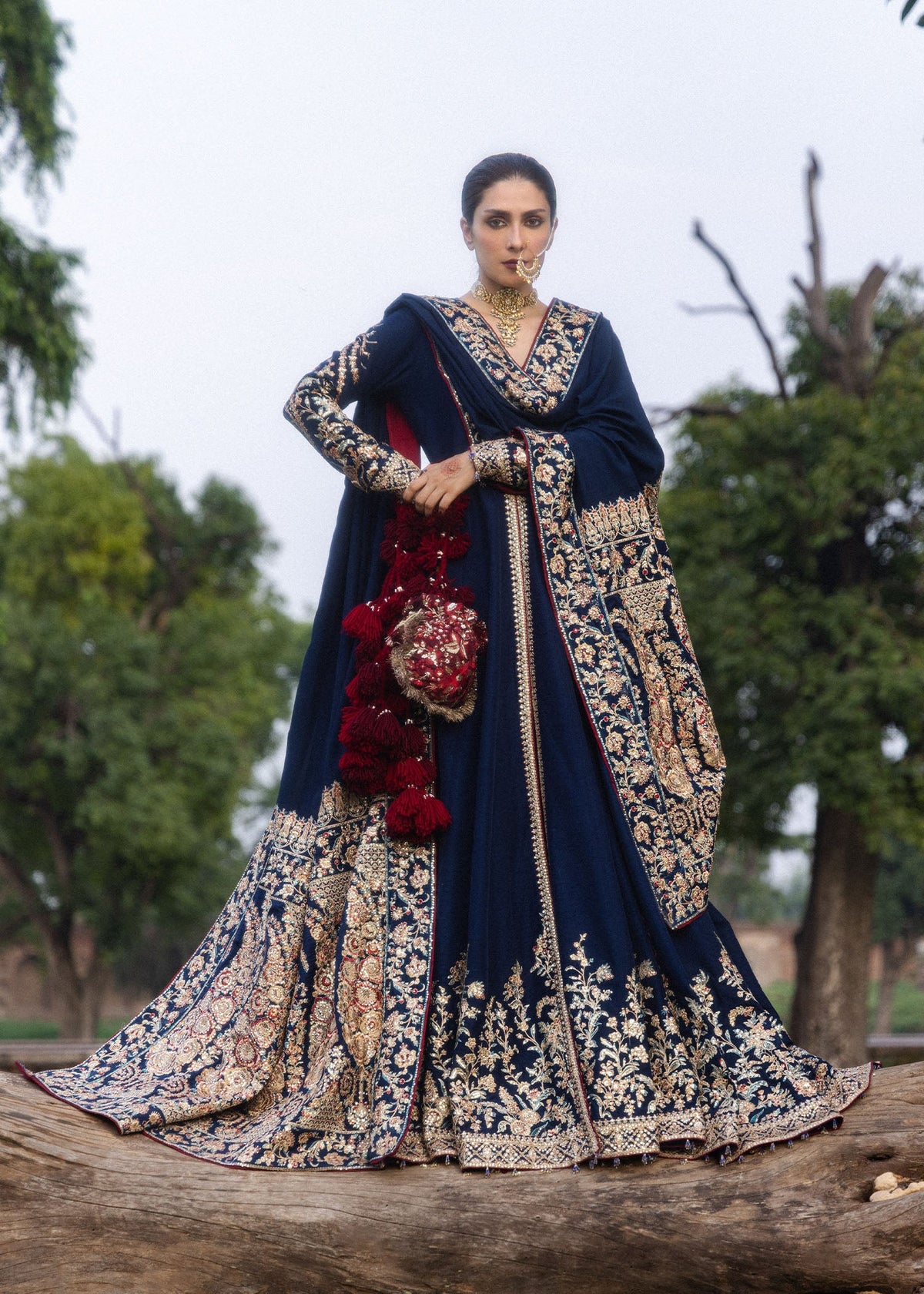 Hussain Rehar | the Doll House Festive Edit | Neelum by Hussain Rehar - Designer Dress  - Type : Ladies Clothes - Available at Libayah - 100% Original 