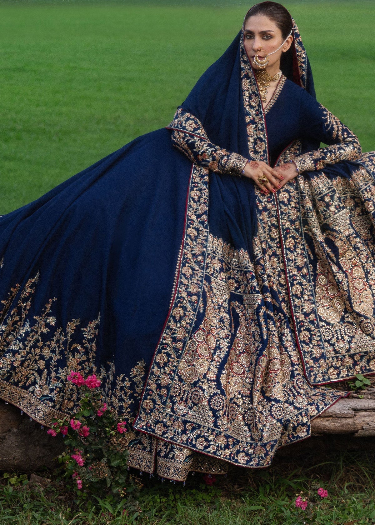 Hussain Rehar | the Doll House Festive Edit | Neelum by Hussain Rehar - Designer Dress  - Type : Ladies Clothes - Available at Libayah - 100% Original 