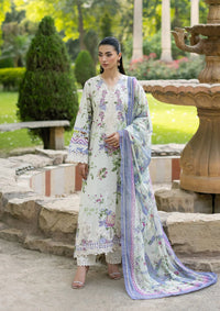 Elaf Premium | Signature Embroidered Lawn with Chiffon Collection 26 | ESG-3B KATIE by Elaf Premium - Designer Dress  - Type : Ladies Clothes - Available at Libayah - 100% Original 