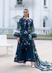 Elaf Premium | Signature Embroidered Lawn with Chiffon Collection 26 | ESG-3A MARIEL by Elaf Premium - Designer Dress  - Type : Ladies Clothes - Available at Libayah - 100% Original 