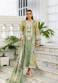 Elaf Premium | Signature Embroidered Lawn with Chiffon Collection 26 | ESG-1A ELARA by Elaf Premium - Designer Dress  - Type : Ladies Clothes - Available at Libayah - 100% Original 