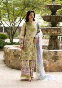 Elaf Premium | Signature Embroidered Lawn with Chiffon Collection 26 | ESG-8A OLIVIA by Elaf Premium - Designer Dress  - Type : Ladies Clothes - Available at Libayah - 100% Original 