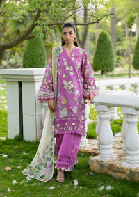 Elaf Premium | Signature Embroidered Lawn with Chiffon Collection 26 | ESG-7B KIARA by Elaf Premium - Designer Dress  - Type : Ladies Clothes - Available at Libayah - 100% Original 