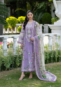 Elaf Premium | Signature Embroidered Lawn with Chiffon Collection 26 | ESG-1B BIANCA by Elaf Premium - Designer Dress  - Type : Ladies Clothes - Available at Libayah - 100% Original 