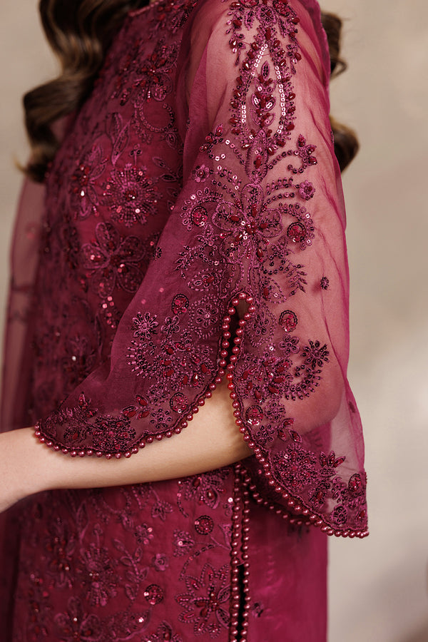 Zarif | Zayrah Formals | ZYR-SURKH-01 by Zarif - Designer Dress  - Type : Ladies Clothes - Available at Libayah - 100% Original 