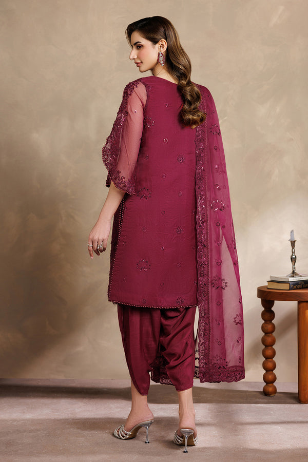 Zarif | Zayrah Formals | ZYR-SURKH-01 by Zarif - Designer Dress  - Type : Ladies Clothes - Available at Libayah - 100% Original 
