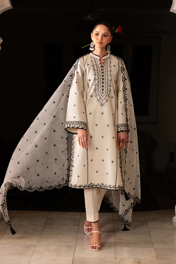 Afrozeh | Basic Pret 26 RTW | NACRE by Afrozeh - Designer Dress  - Type : Ladies Clothes - Available at Libayah - 100% Original 