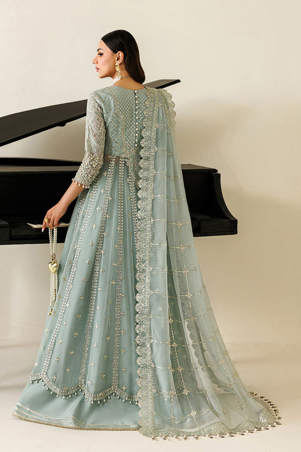 Alizeh | Aymal Luxury Bamber Chiffon | AF-BHM-4070-Sinoor by Alizeh - Designer Dress  - Type : Ladies Clothes - Available at Libayah - 100% Original 