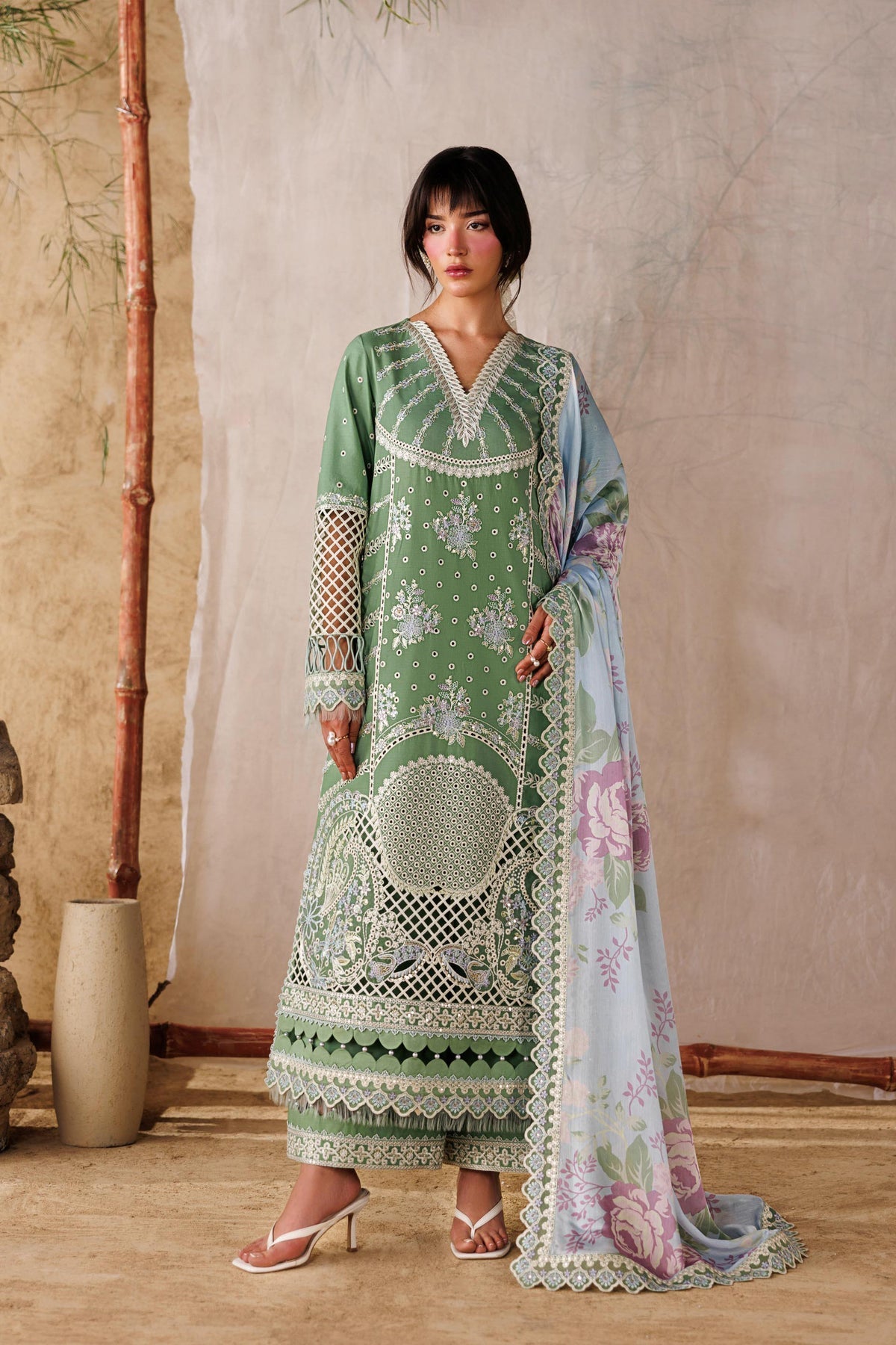 Akbar Aslam | Elea Lawn 26 | Caldera by Akbar Aslam - Designer Dress  - Type : Ladies Clothes - Available at Libayah - 100% Original 