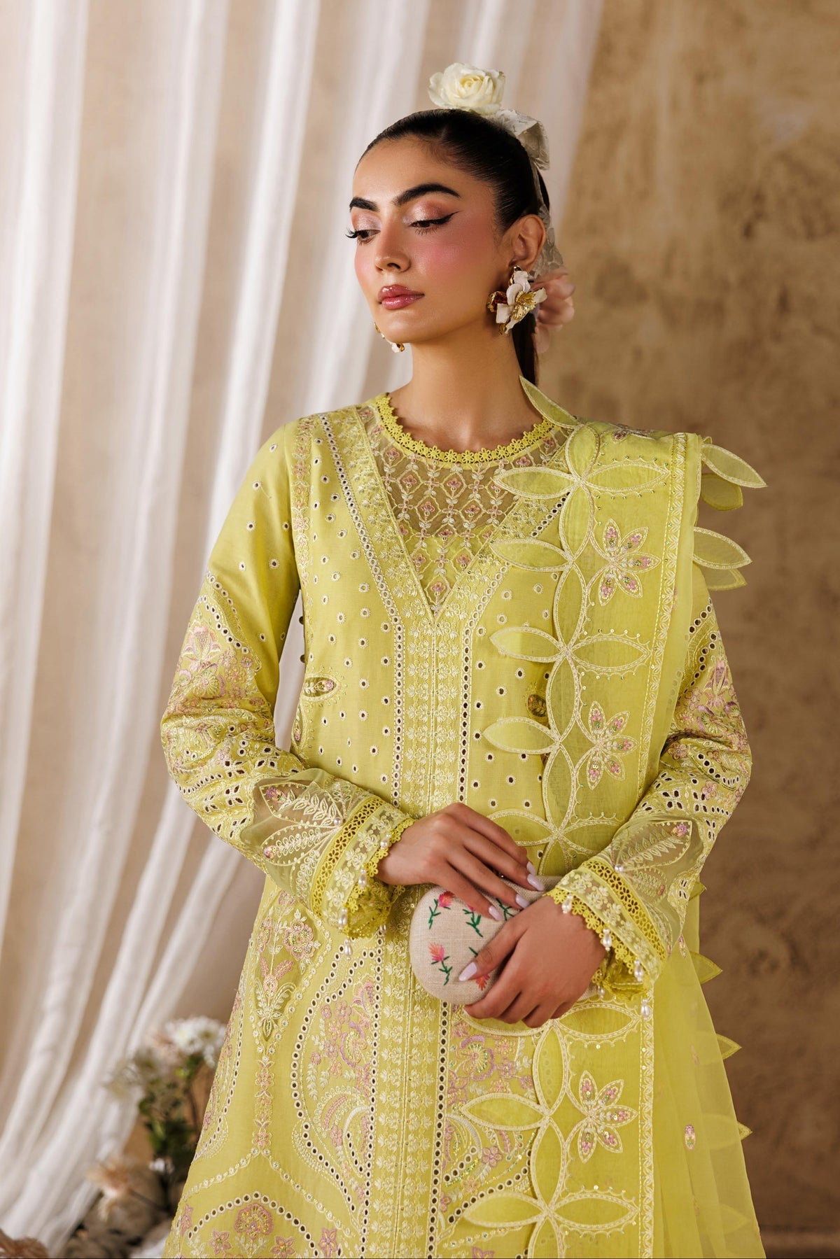 Akbar Aslam | Elea Lawn 26 | Felene by Akbar Aslam - Designer Dress  - Type : Ladies Clothes - Available at Libayah - 100% Original 