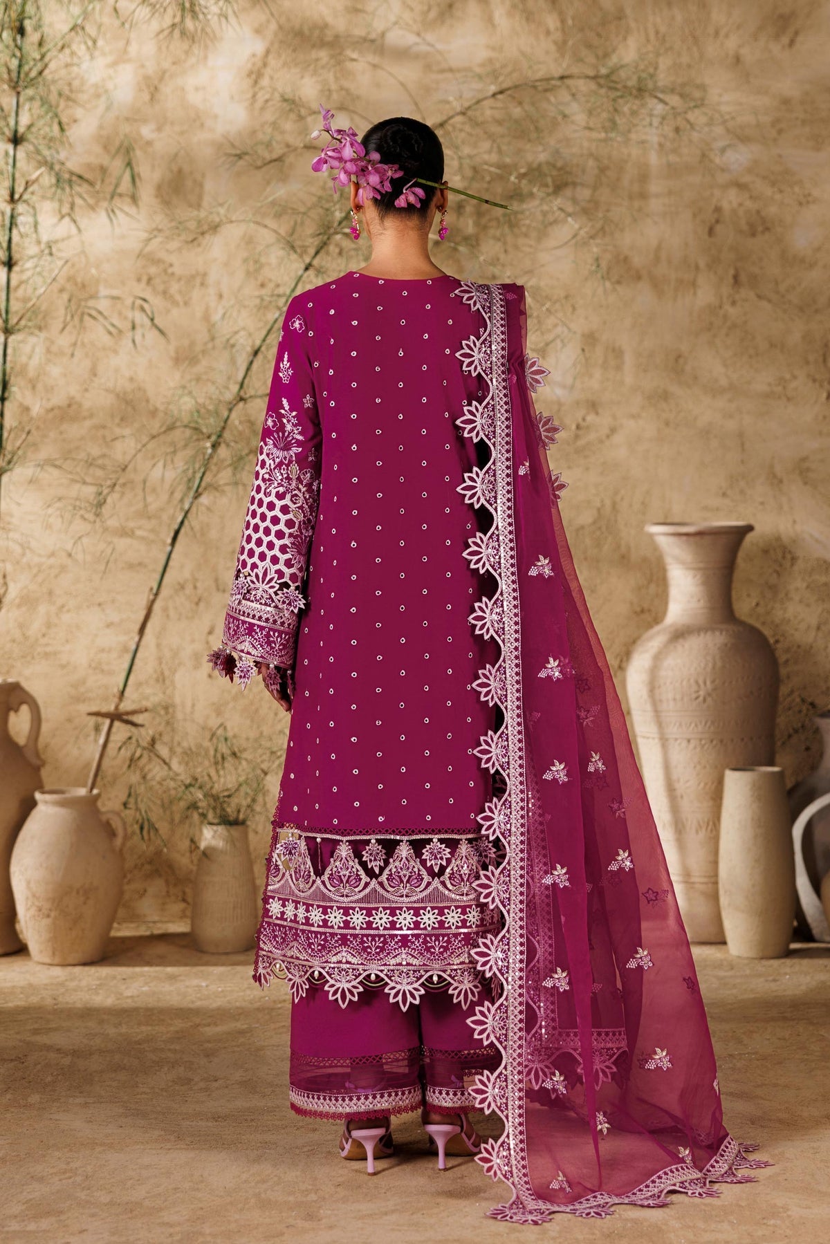 Akbar Aslam | Elea Lawn 26 | Poise by Akbar Aslam - Designer Dress  - Type : Ladies Clothes - Available at Libayah - 100% Original 