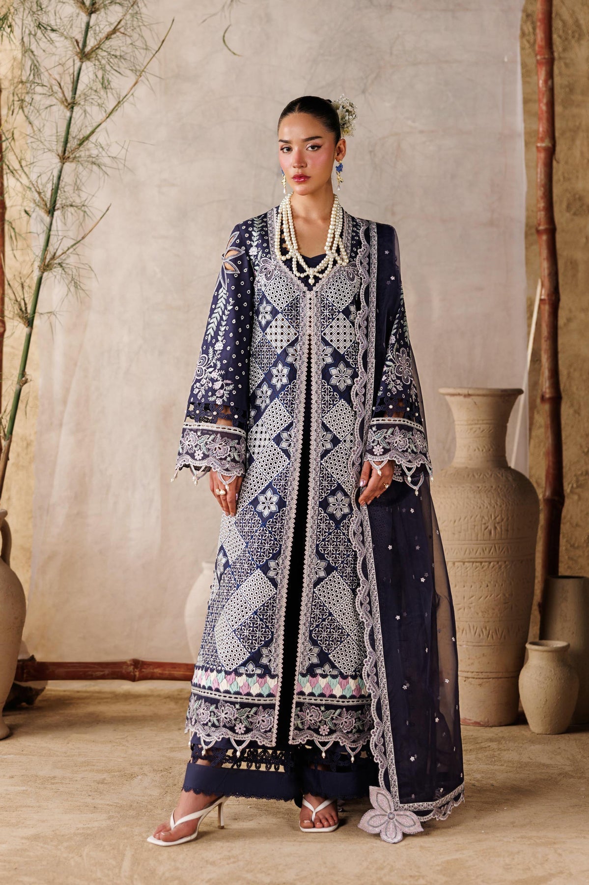 Akbar Aslam | Elea Lawn 26 | Veloure by Akbar Aslam - Designer Dress  - Type : Ladies Clothes - Available at Libayah - 100% Original 