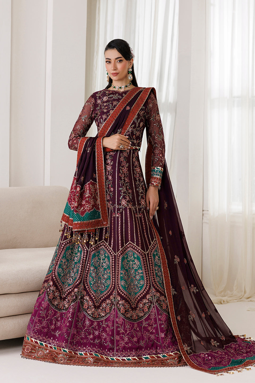 Alizeh | La Ruhe Formals | AF-CH-2267-Dawn by Alizeh - Designer Dress  - Type : Ladies Clothes - Available at Libayah - 100% Original 