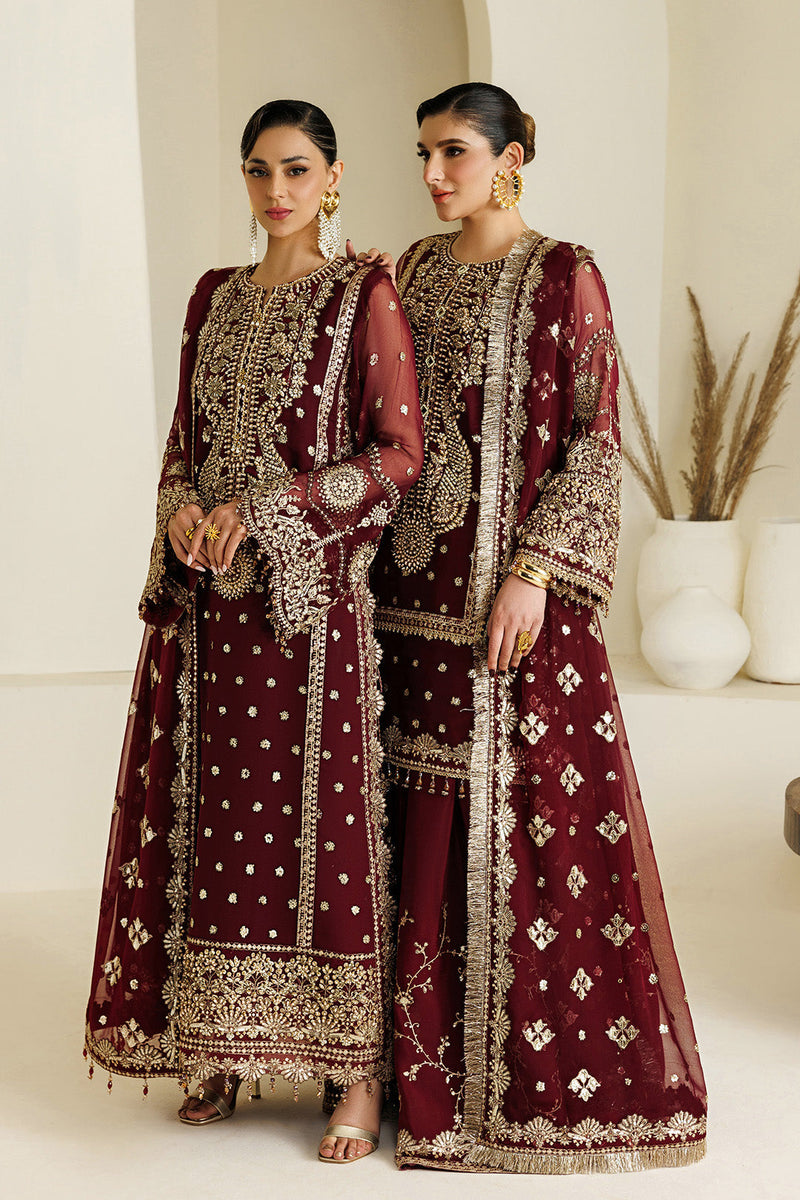 Alizeh | Aymal Luxury Bamber Chiffon | AF-BHM-4071-Lira by Alizeh - Designer Dress  - Type : Ladies Clothes - Available at Libayah - 100% Original 