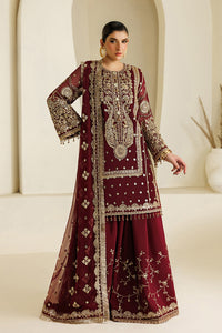 Alizeh | Aymal Luxury Bamber Chiffon | AF-BHM-4071-Lira by Alizeh - Designer Dress  - Type : Ladies Clothes - Available at Libayah - 100% Original 