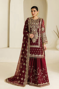 Alizeh | Aymal Luxury Bamber Chiffon | AF-BHM-4071-Lira by Alizeh - Designer Dress  - Type : Ladies Clothes - Available at Libayah - 100% Original 