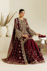 Alizeh | Aymal Luxury Bamber Chiffon | AF-BHM-4071-Lira by Alizeh - Designer Dress  - Type : Ladies Clothes - Available at Libayah - 100% Original 