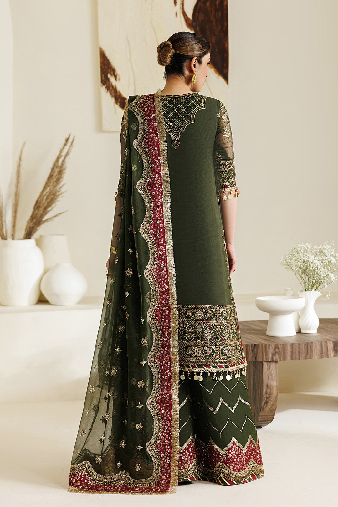 Alizeh | Aymal Luxury Bamber Chiffon | AF-BHM-4075-Hyan by Alizeh - Designer Dress  - Type : Ladies Clothes - Available at Libayah - 100% Original 