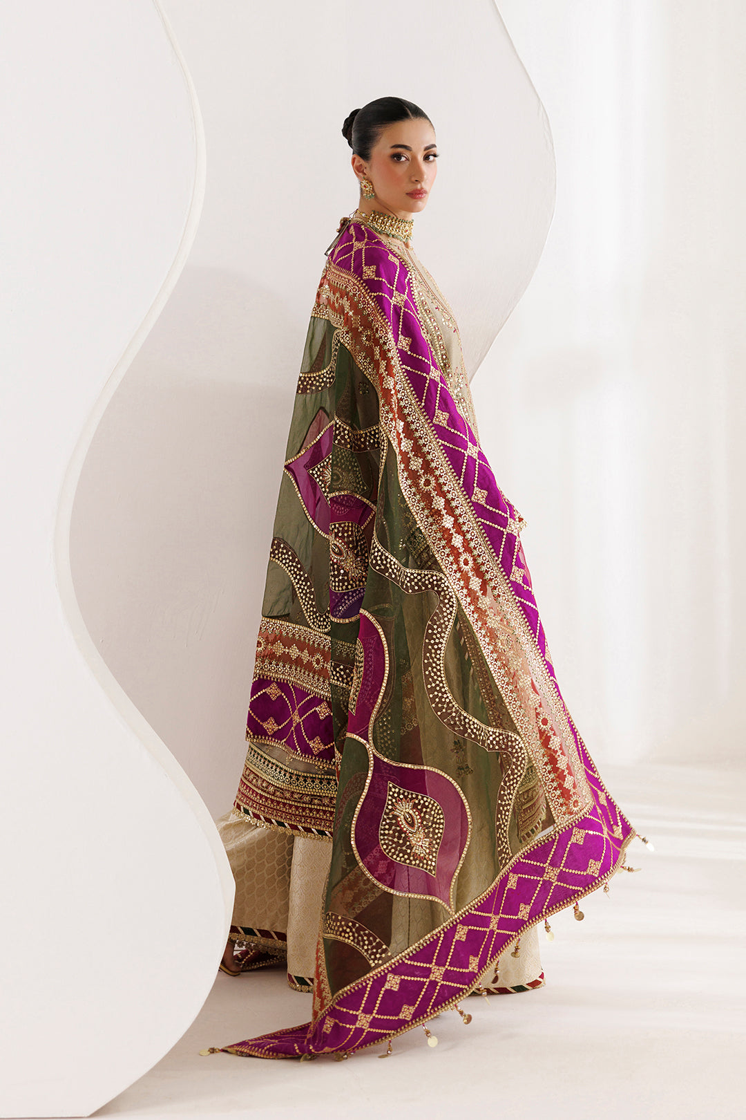 Alizeh | La Ruhe Formals | AF-CH-2264-Cew by Alizeh - Designer Dress  - Type : Ladies Clothes - Available at Libayah - 100% Original 