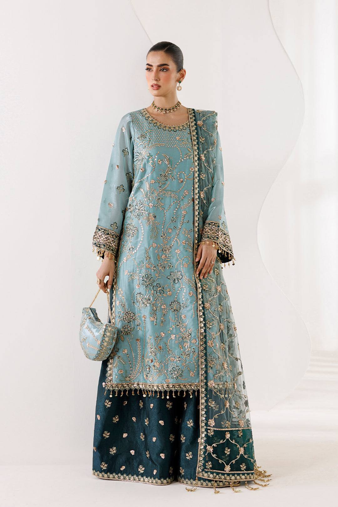 Alizeh | La Ruhe Formals | AF-CH-2266-Scotch by Alizeh - Designer Dress  - Type : Ladies Clothes - Available at Libayah - 100% Original 