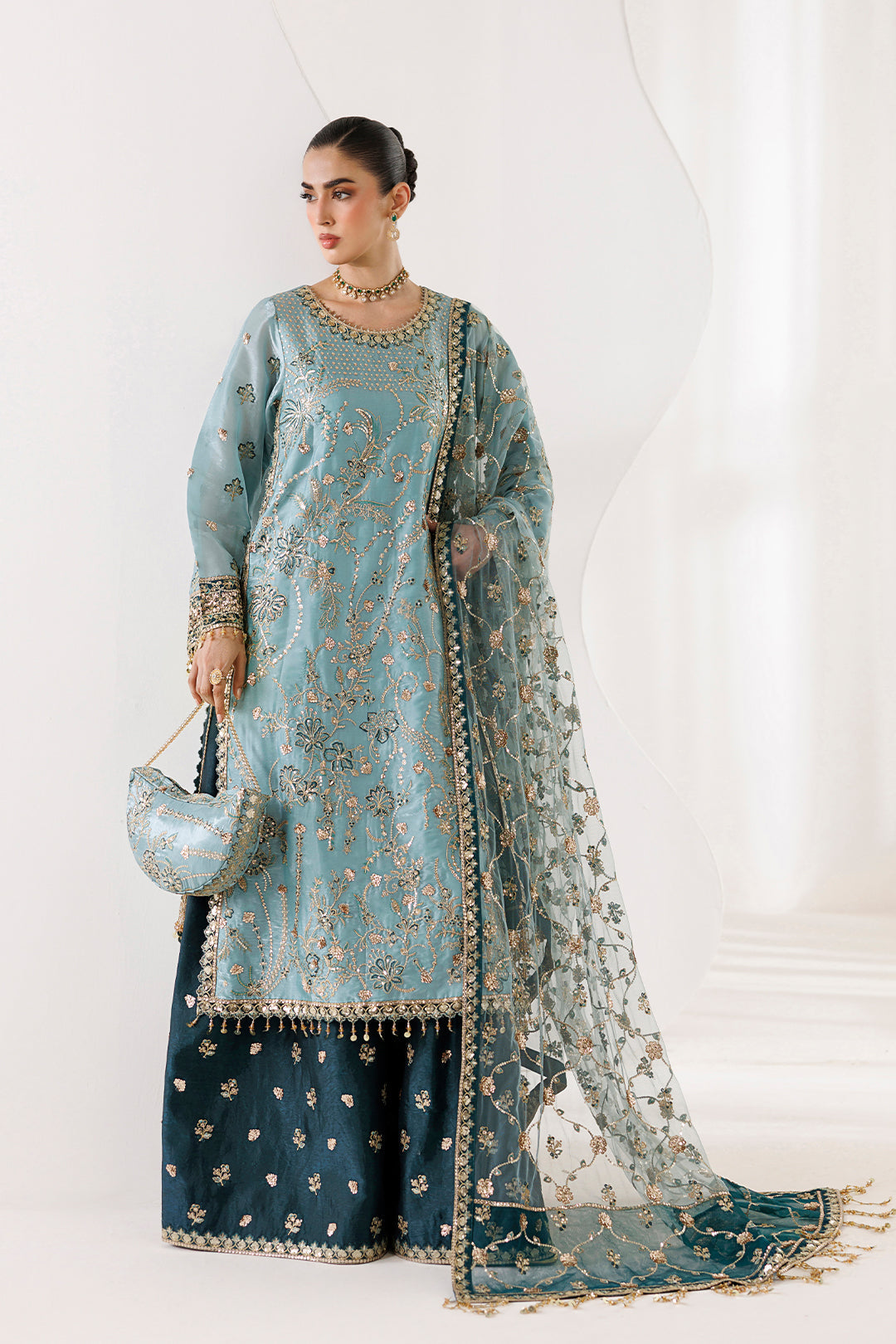 Alizeh | La Ruhe Formals | AF-CH-2266-Scotch by Alizeh - Designer Dress  - Type : Ladies Clothes - Available at Libayah - 100% Original 