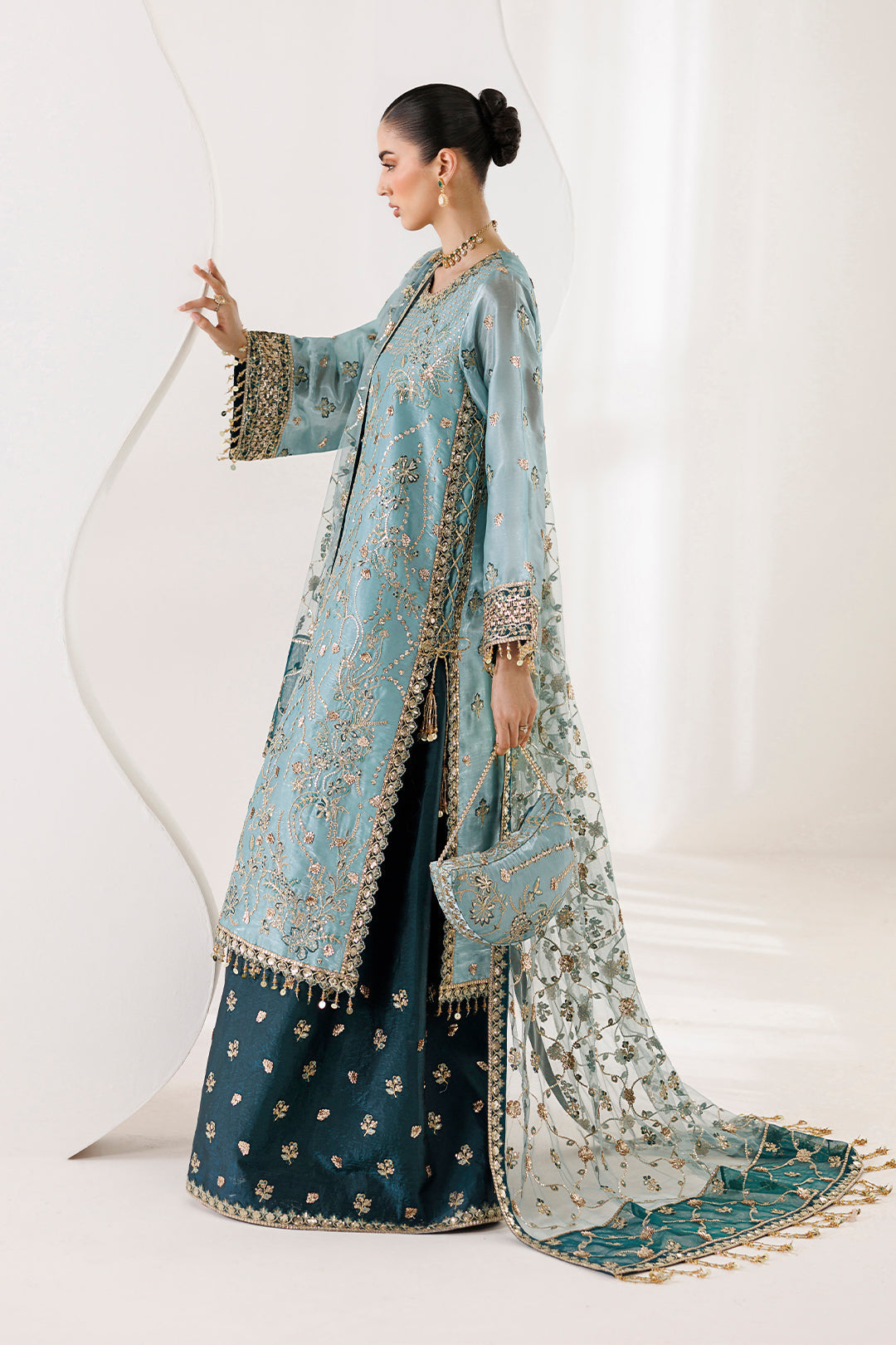 Alizeh | La Ruhe Formals | AF-CH-2266-Scotch by Alizeh - Designer Dress  - Type : Ladies Clothes - Available at Libayah - 100% Original 