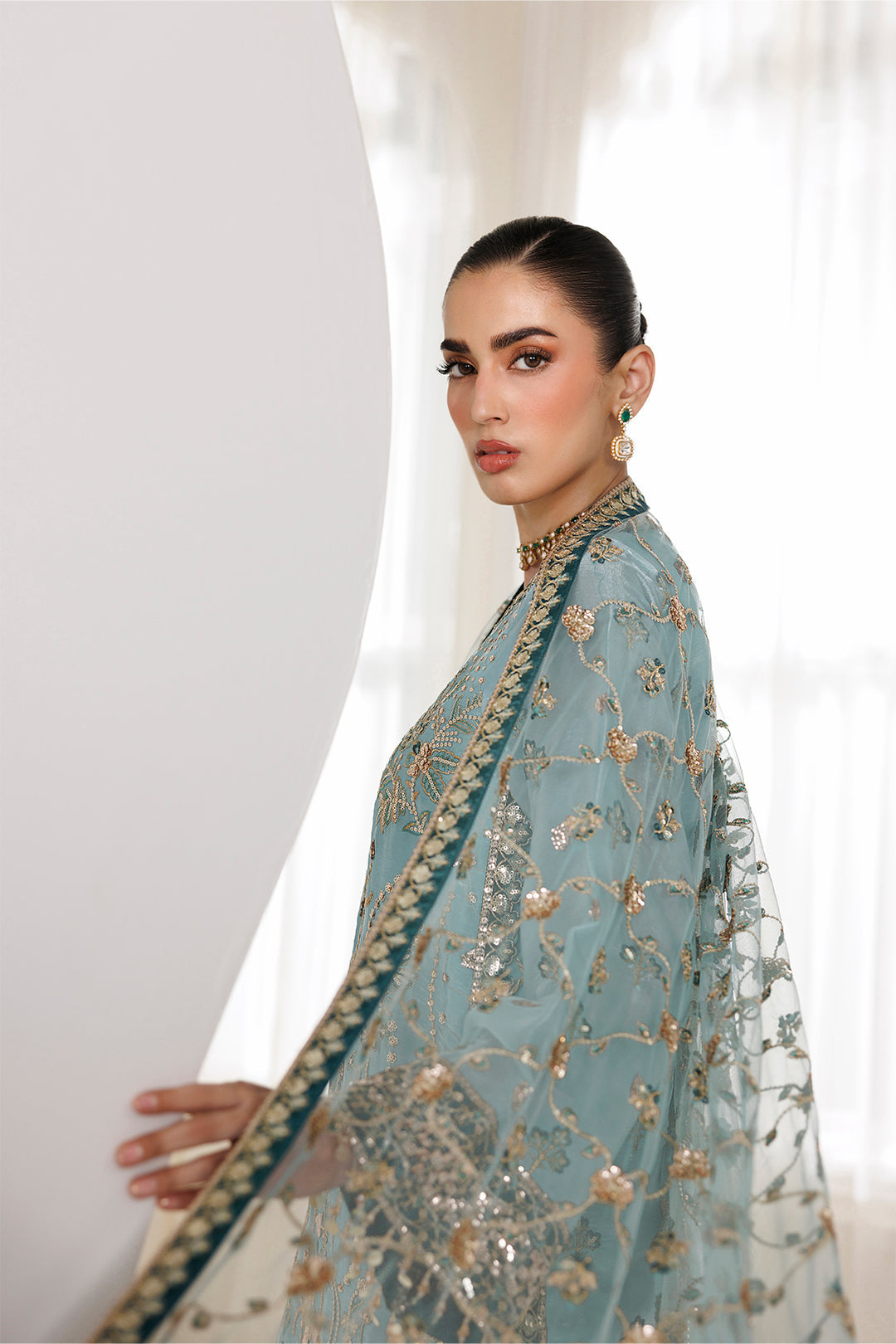 Alizeh | La Ruhe Formals | AF-CH-2266-Scotch by Alizeh - Designer Dress  - Type : Ladies Clothes - Available at Libayah - 100% Original 