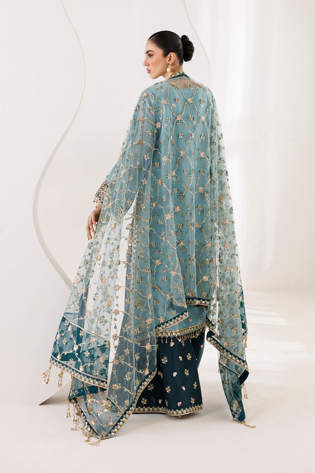 Alizeh | La Ruhe Formals | AF-CH-2266-Scotch by Alizeh - Designer Dress  - Type : Ladies Clothes - Available at Libayah - 100% Original 