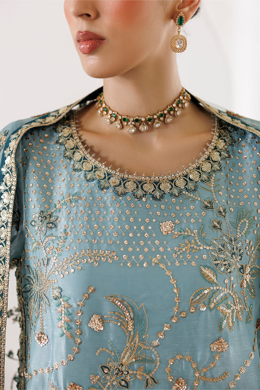 Alizeh | La Ruhe Formals | AF-CH-2266-Scotch by Alizeh - Designer Dress  - Type : Ladies Clothes - Available at Libayah - 100% Original 