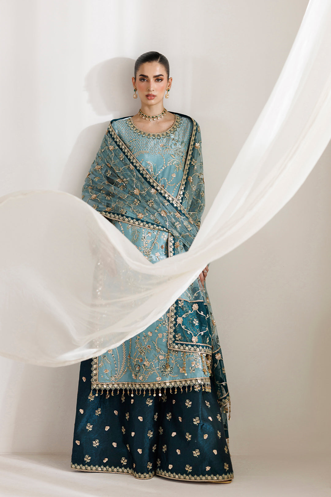Alizeh | La Ruhe Formals | AF-CH-2266-Scotch by Alizeh - Designer Dress  - Type : Ladies Clothes - Available at Libayah - 100% Original 